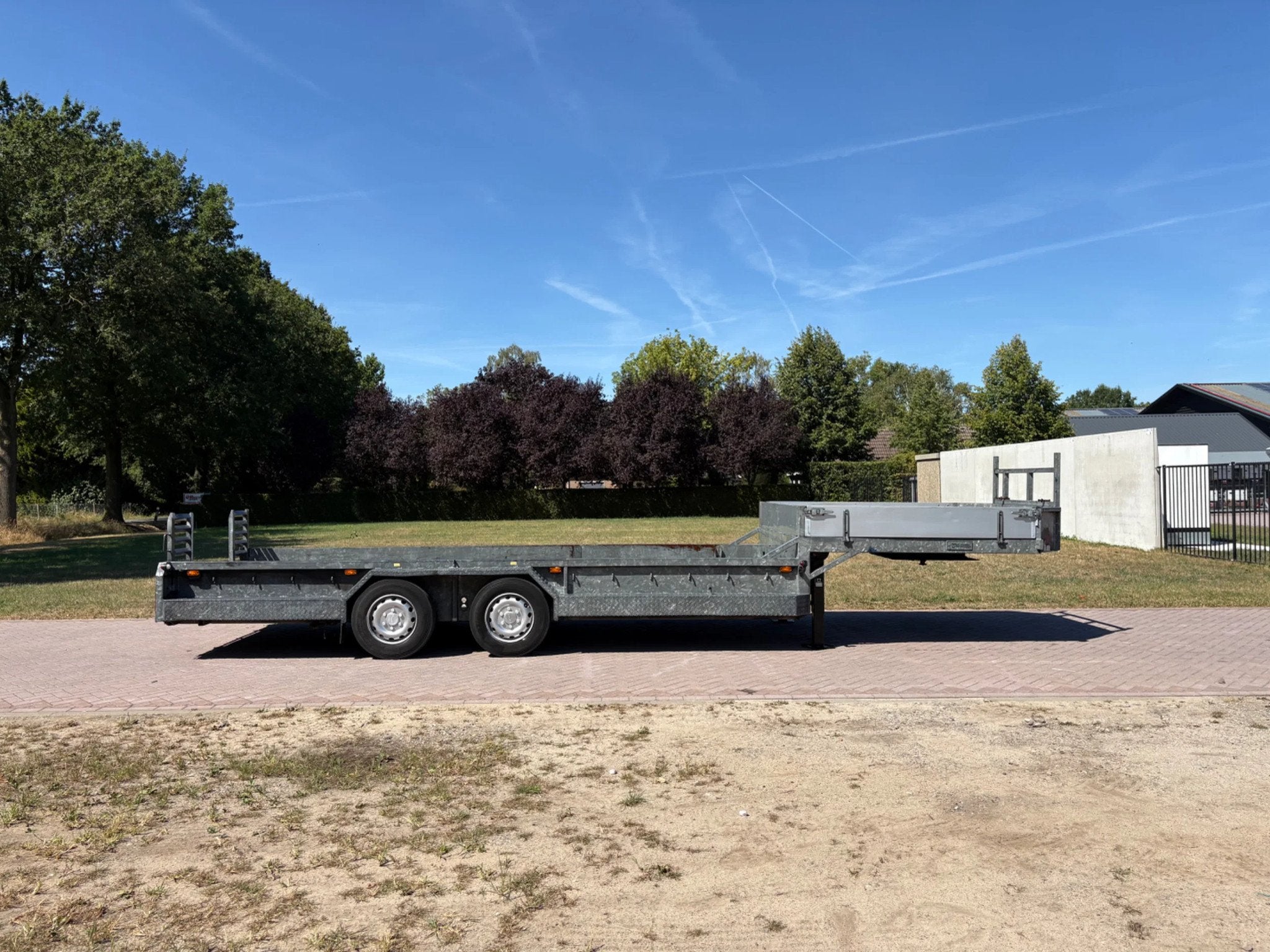 VELDHUIZEN P 33-2 Be oplegger kuip dieplader 9.2 TON, Auto's, Vrachtwagens, Overige brandstoffen, Origineel Nederlands, Bedrijf