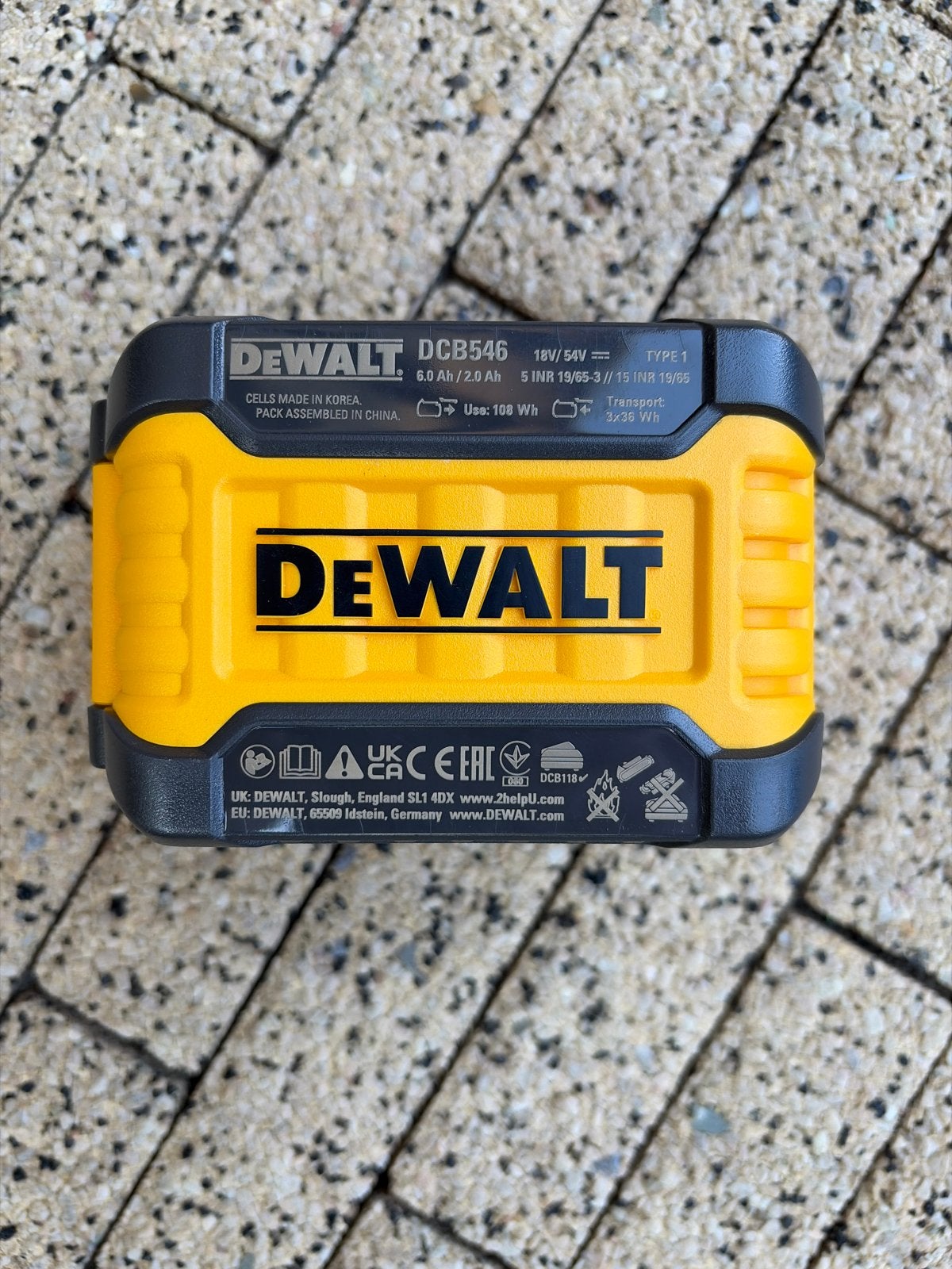 DeWalt DCB546 XR Flexvolt Accu 18V/54V 6.0Ah, Verzenden, Nieuw