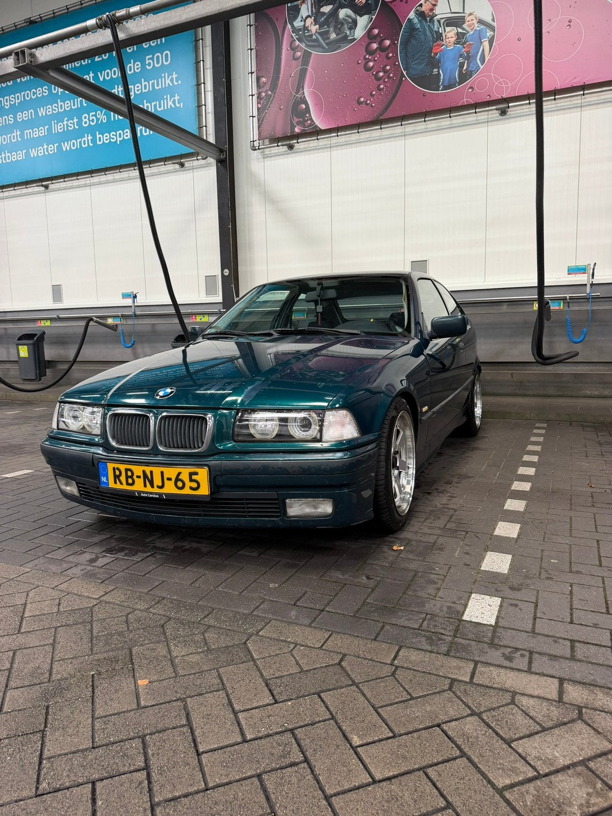 BMW 3-Serie 2.5 IM52 B25 Compact 1997 Groen, Auto's, 1596 cc, Achterwielaandrijving, 1250 kg, 4 cilinders