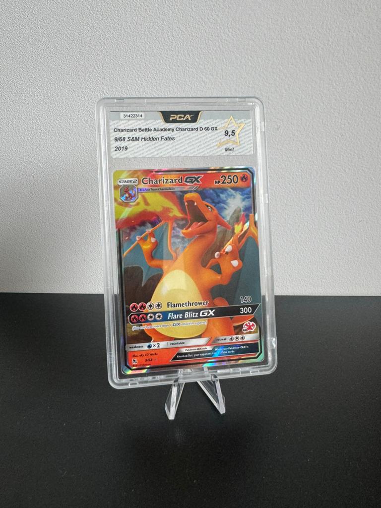 Charizard GX Hidden Fates 9/68 MINT, Ophalen of Verzenden, Nieuw, Losse kaart