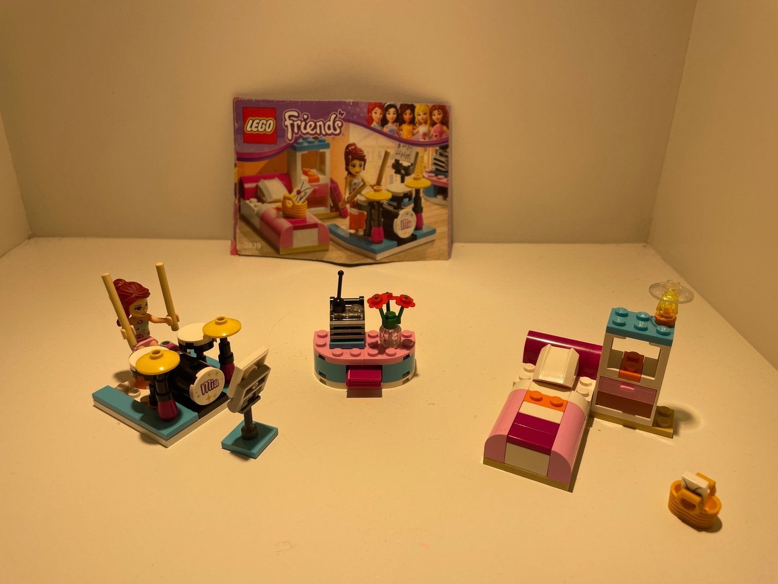 LEGO Friends Mia's Slaapkamer 3939, Ophalen of Verzenden, Zo goed als nieuw