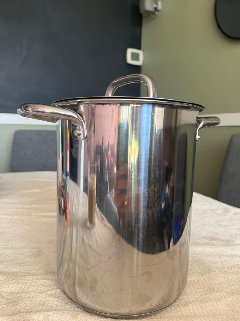 IKEA Asperge/pasta pan - Zo goed als nieuw, Inductieplaat, Nieuw, Rvs, Ophalen