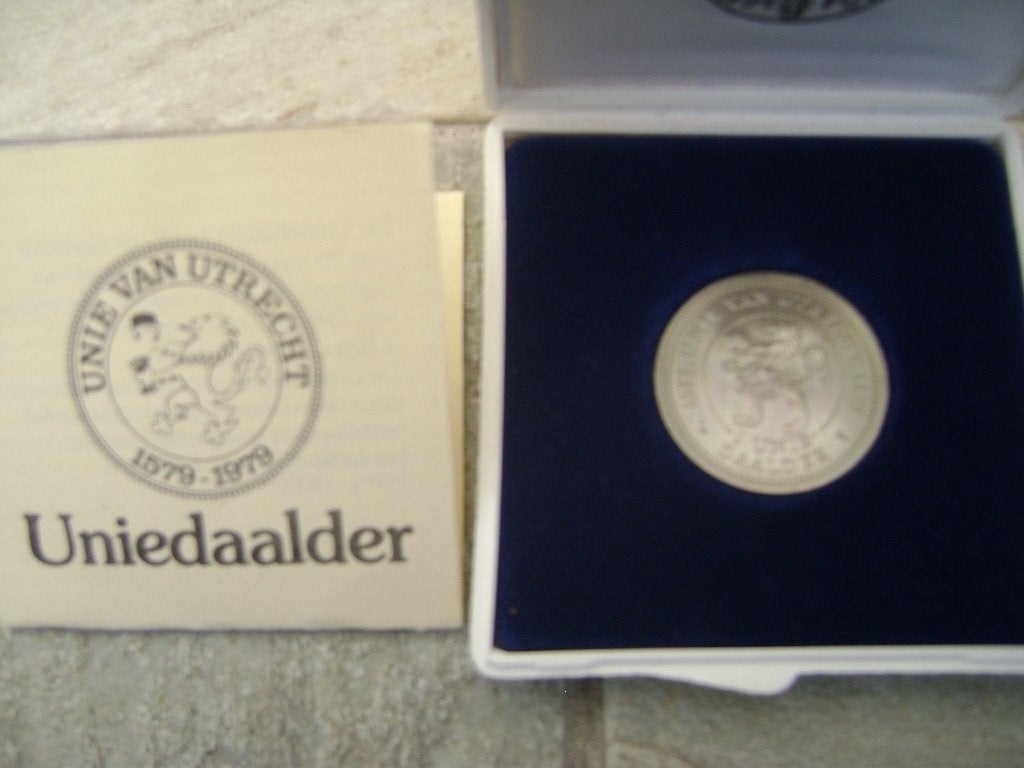 Unidaalder 1979 i.v.m. 400 jarige herdenking 1579-1979, Ophalen of Verzenden, Overige materialen, Nederland