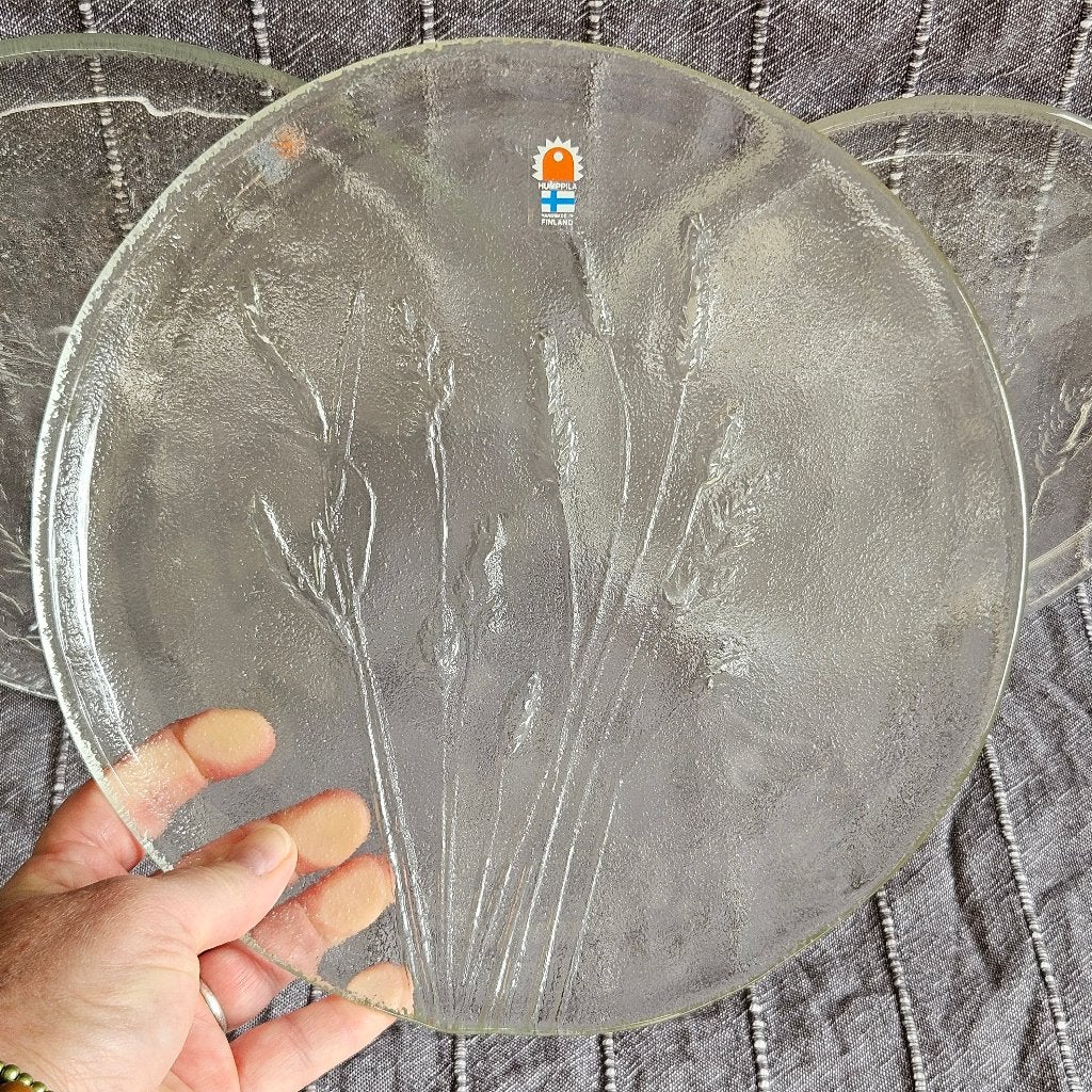 Humppila seventies glazen bord | per stuk, Ophalen of Verzenden, Overige stijlen, Nvt, Nvt