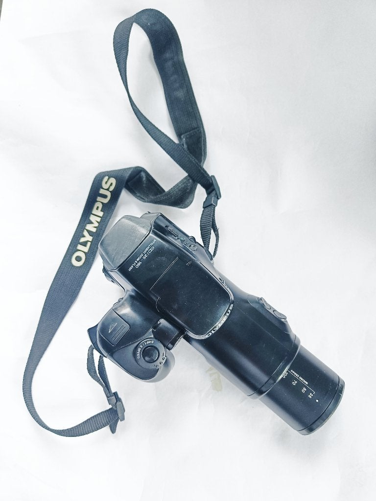 Olympus iS-3000 Analoge Camera met 35-180mm Zoomlens, Ophalen of Verzenden, Zo goed als nieuw, Spiegelreflex, Olympus