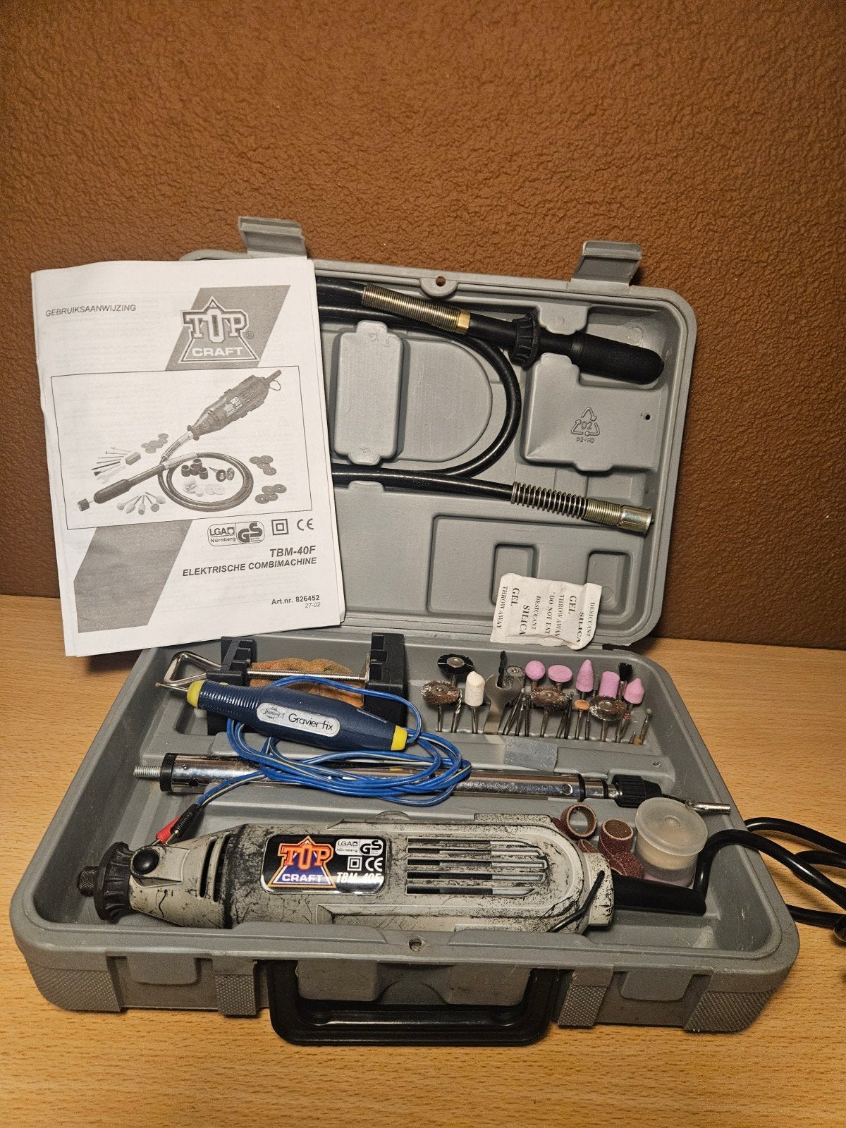 Top Craft TBM-40F Elektrische frees met accessoires, Doe-het-zelf en Verbouw, Ophalen of Verzenden