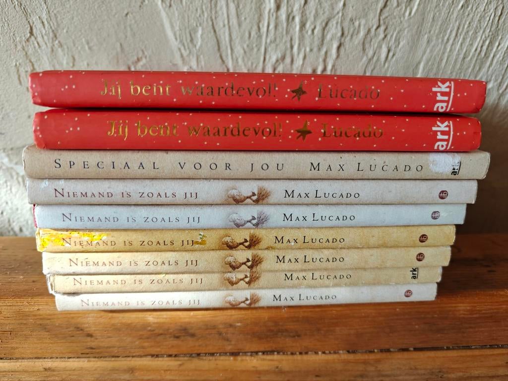 9 kleine boekjes van Max Lucado., Ophalen of Verzenden, Zo goed als nieuw