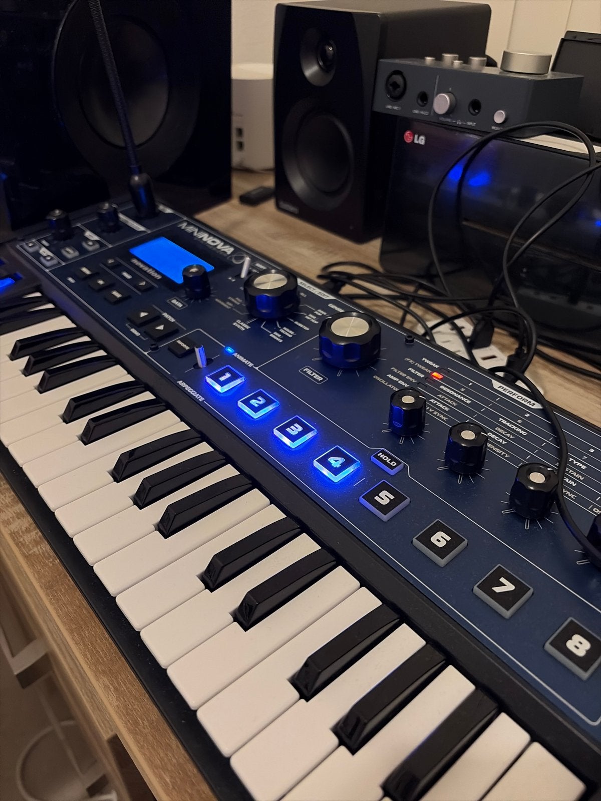 Novation Mininova Synthesizer - Compacte Krachtpatser, Muziek en Instrumenten, Novation, Zo goed als nieuw, Met midi-aansluiting