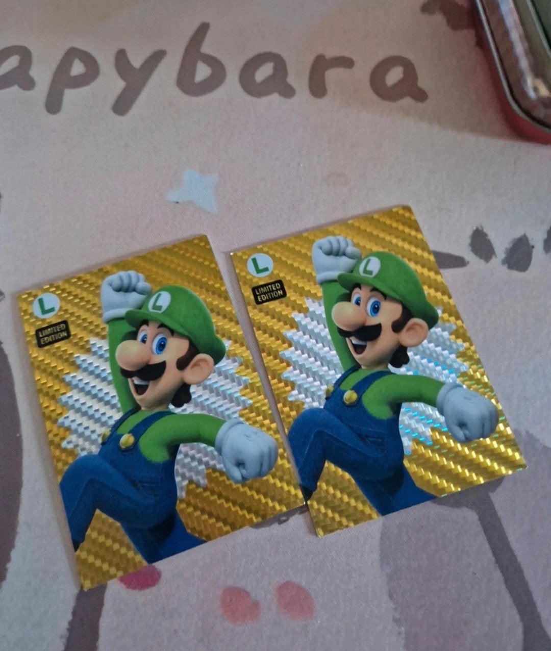 Limited edition kaart van super Mario, 1 speler, Ophalen of Verzenden, Vanaf 3 jaar