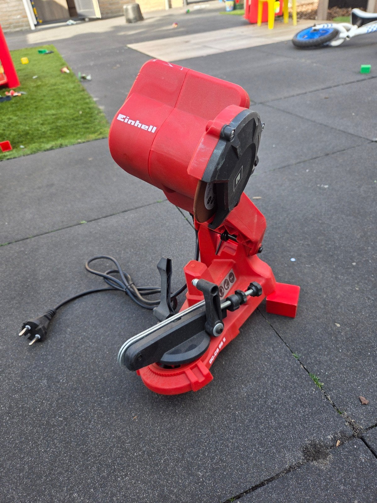 Einhell GC-CB 85 E Kettingzaagslijper, Ophalen of Verzenden, Gebruikt, Minder dan 700 watt, Overige typen