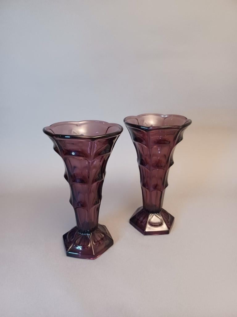 Vaas Art Deco VMC fabriek: Verrerie Mecanique Champenoise, Ophalen of Verzenden