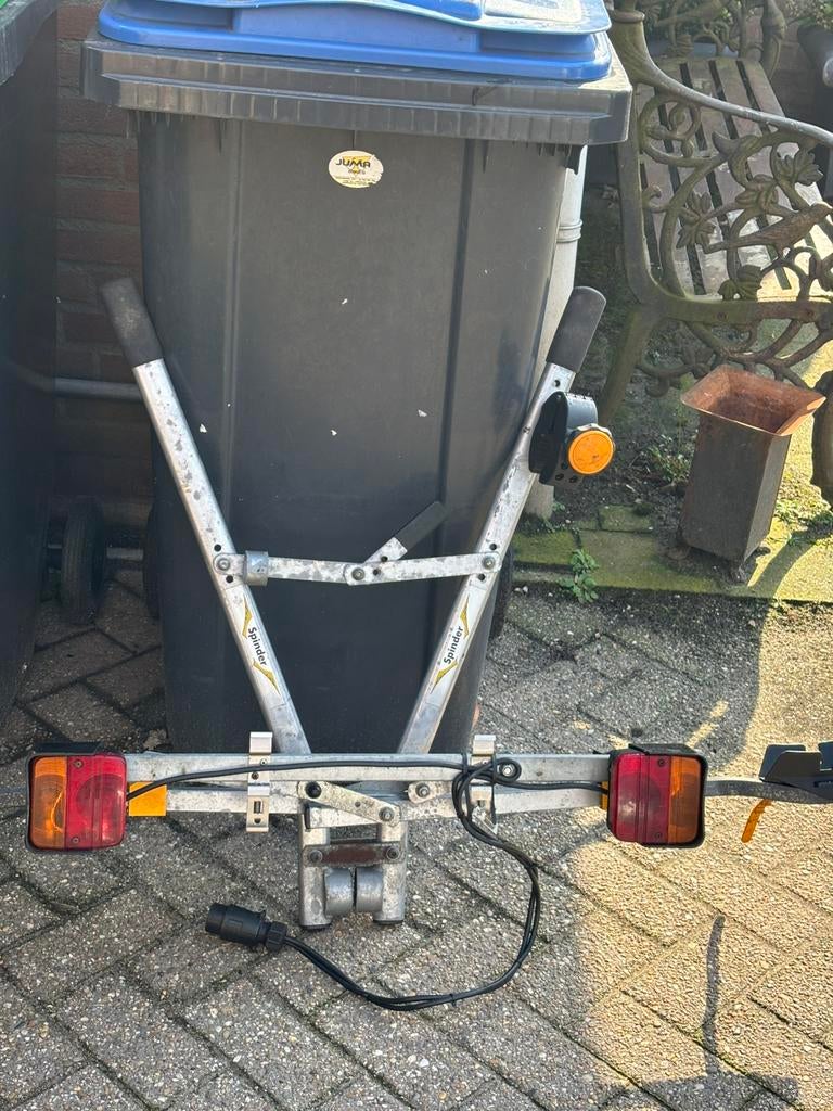 Spinder fietsdrager voor 1 fiets, Auto diversen, Fietsendragers, Ophalen, Zo goed als nieuw, Trekhaakdrager
