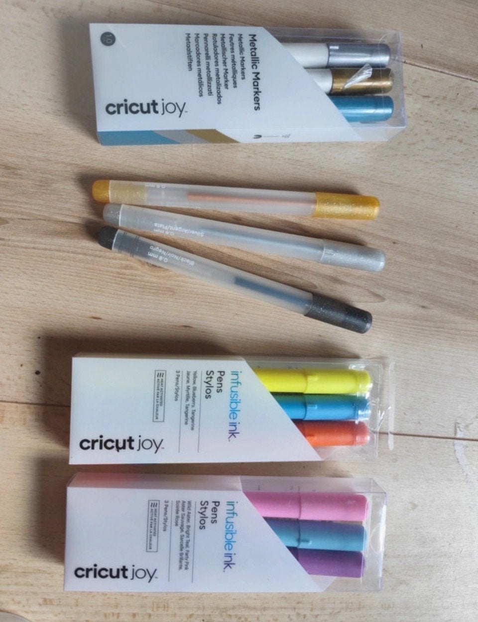 Cricut Joy Bundel: Folie, Pennen en Gereedschap, Zelfklevend, Meerkleurig, Ophalen of Verzenden, Zo goed als nieuw