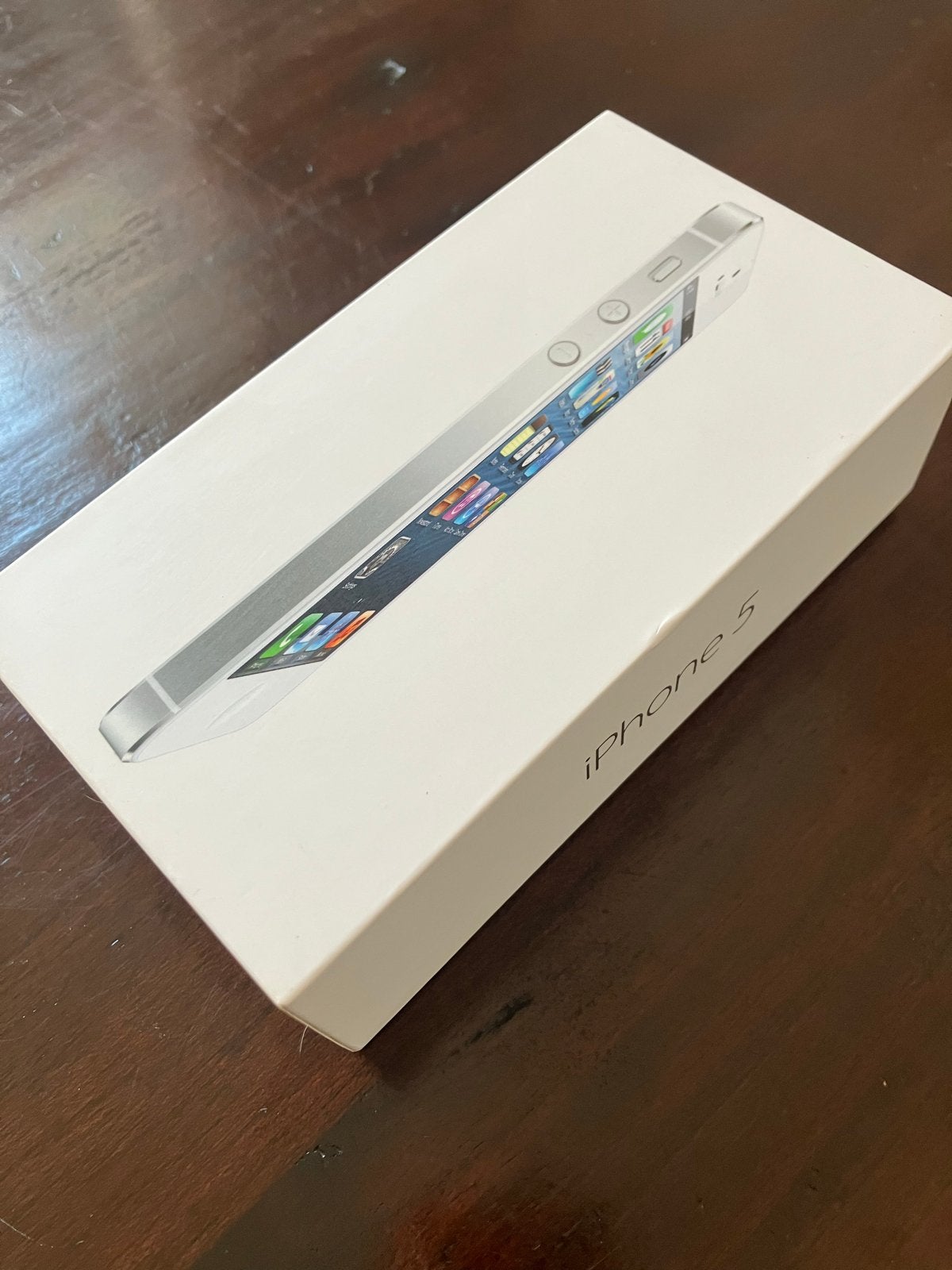 Apple iPhone 5 16GB Wit - beschadigd (werkt niet) met doos, Telecommunicatie, Mobiele telefoons | Apple iPhone, 16 GB, IPhone 5