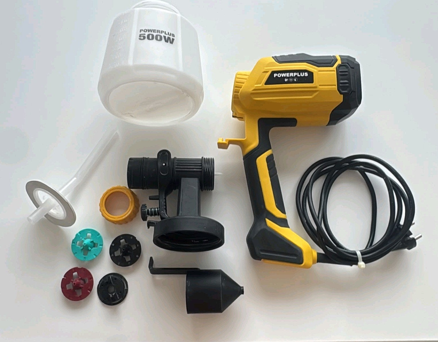 Powerplus 500W Verfspuit - Nieuw in doos, Ophalen of Verzenden, Nieuw, Verfspuit of Verfpomp