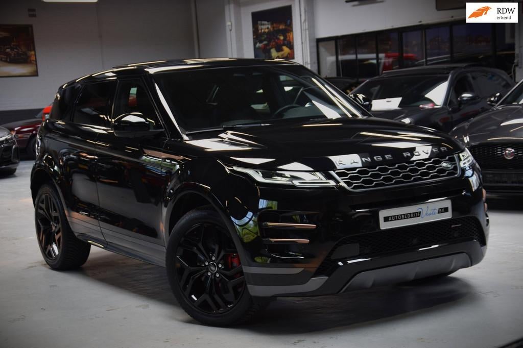 Land Rover Range Rover Evoque 2.0 P200 AWD R-Dynamic HSE Pan, Automaat, 4 cilinders, Zwart, Bedrijf