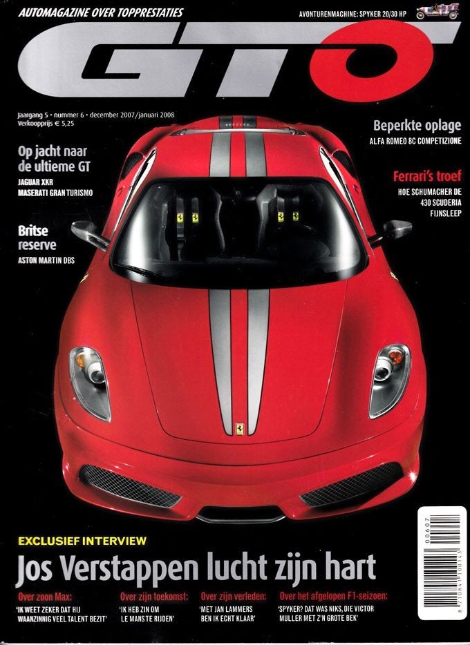 GTO 6 2007 : Ferrari 430 - Alfa Romeo 8C - NSU RO80 - Jaguar, Ophalen of Verzenden, Gelezen, Algemeen
