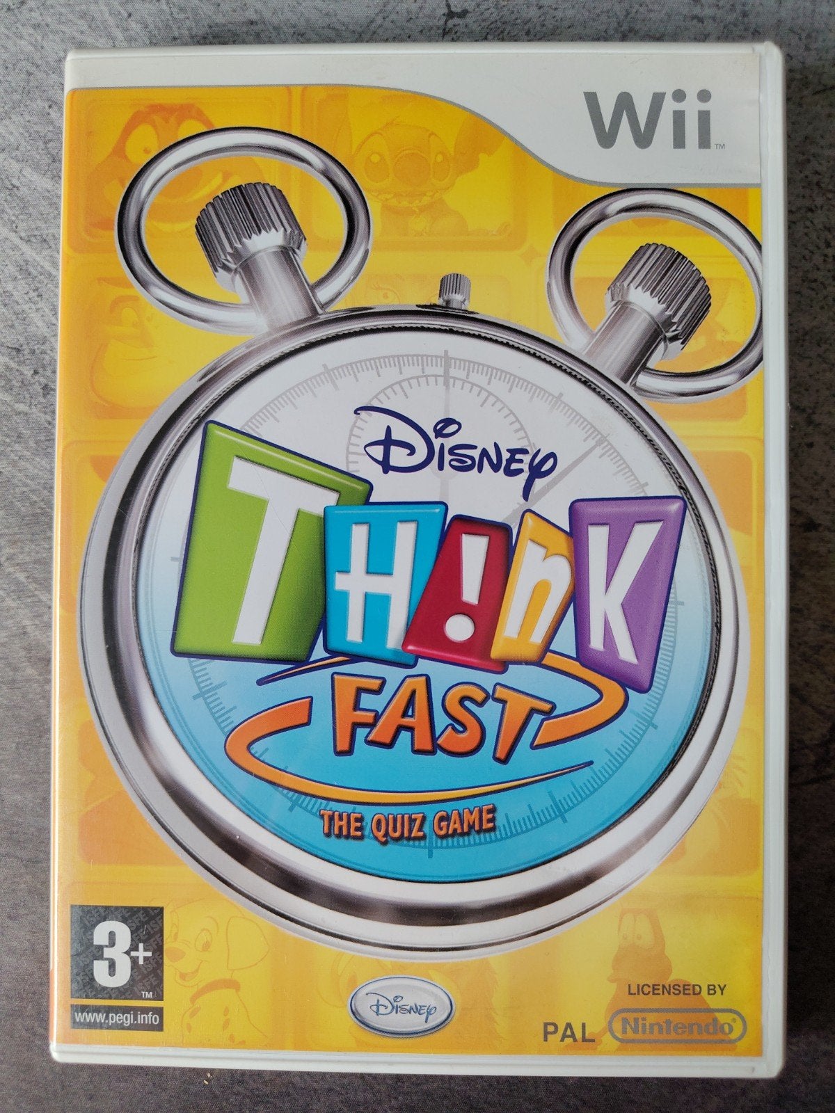 Disney: Think Fast - Wii - CIB, Gebruikt, Racen en Vliegen, Ophalen of Verzenden, 3 spelers of meer