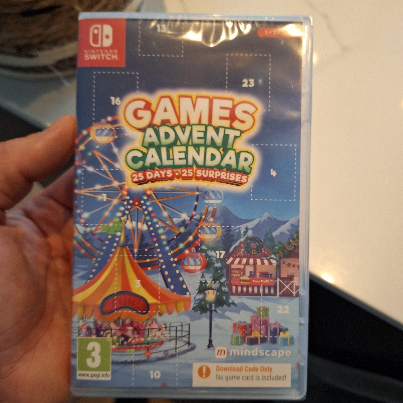 Games Advent Calendar Nintendo Switch (Download Code), 2 spelers, Ophalen of Verzenden, Nieuw, Vanaf 3 jaar