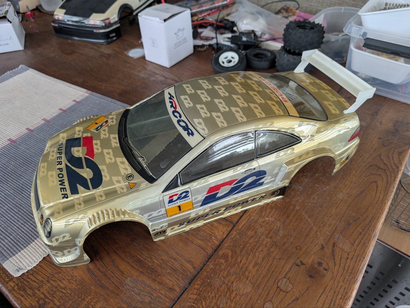 Mercedes DTM 1/10 RC body, Zo goed als nieuw, Schaal 1:10, Auto onroad, Ophalen