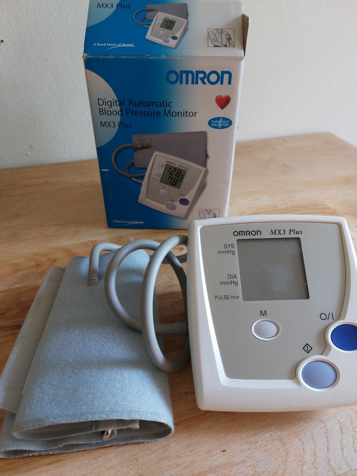 omron mx3 plus- bloeddrukmeter, Ophalen of Verzenden, Zo goed als nieuw