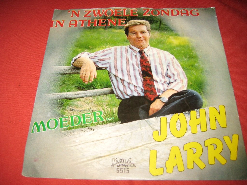 John Larry: ´n zwoele zondag in Athene, Ophalen of Verzenden, Zo goed als nieuw, Nederlandstalig, Single