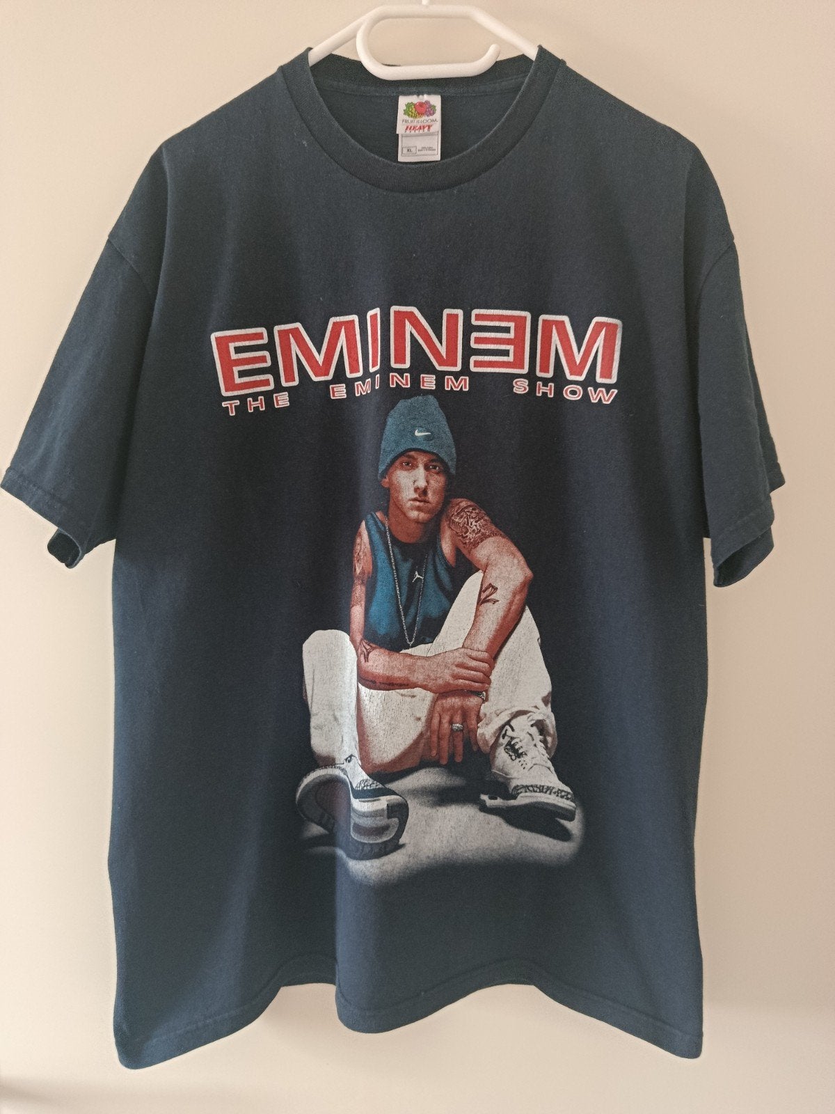Vintage The Eminem Show T-shirt - Maat XL, Kleding | Heren, T-shirts, Ophalen, Zwart, Maat 56/58 (XL), Gedragen
