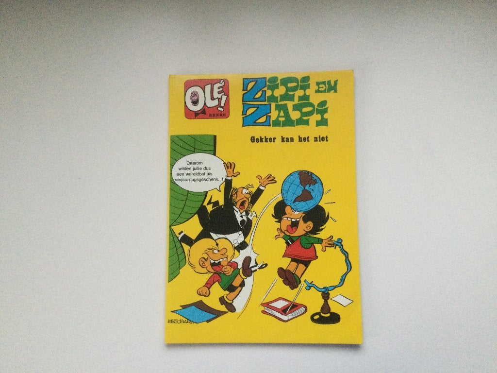 Zipi en Zapi Gekker kan het niet				1972, Eén stripboek, Ophalen of Verzenden