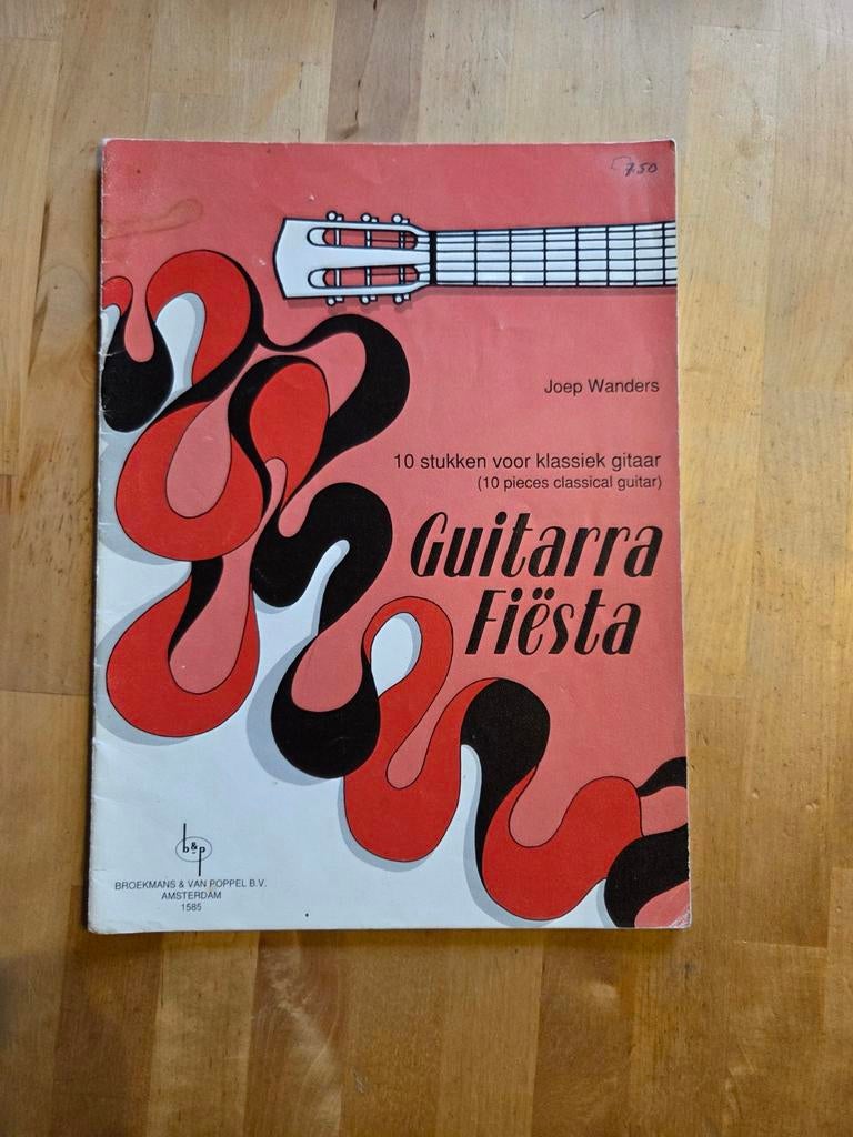Gitaarboek: Guitarra Fiesta - Joep Wanders (Gebruikt), Muziek en Instrumenten, Bladmuziek, Overige genres, Ophalen of Verzenden