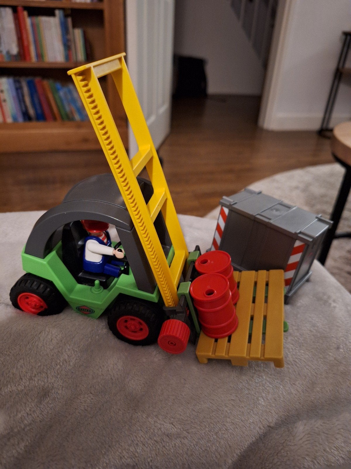 Playmobil Vorkheftruck 3003 met accessoires, Ophalen of Verzenden, Gebruikt