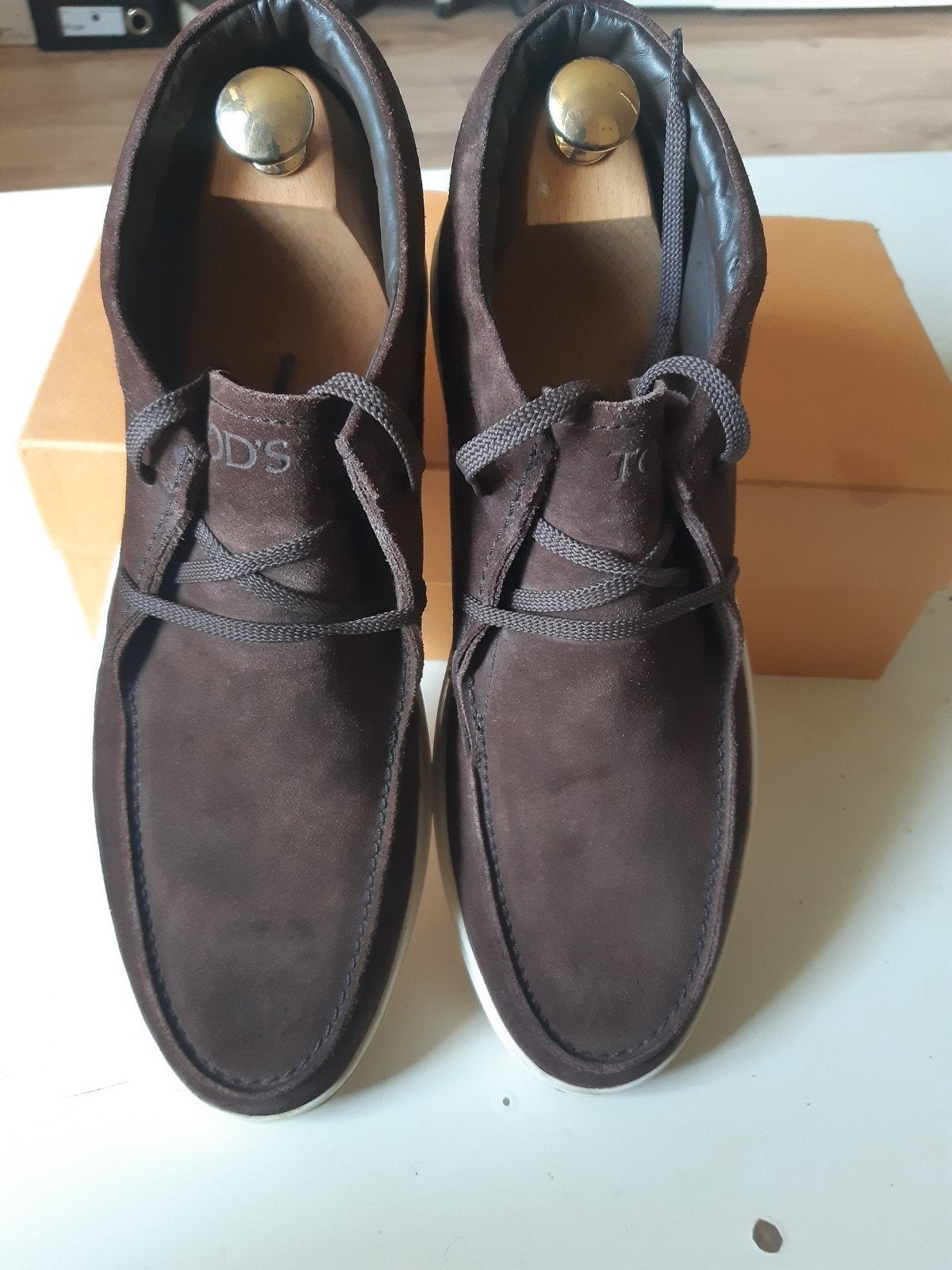 Tod's  9 (43), Kleding | Heren, Schoenen, Bruin, Ophalen of Verzenden, Tod's, Zo goed als nieuw