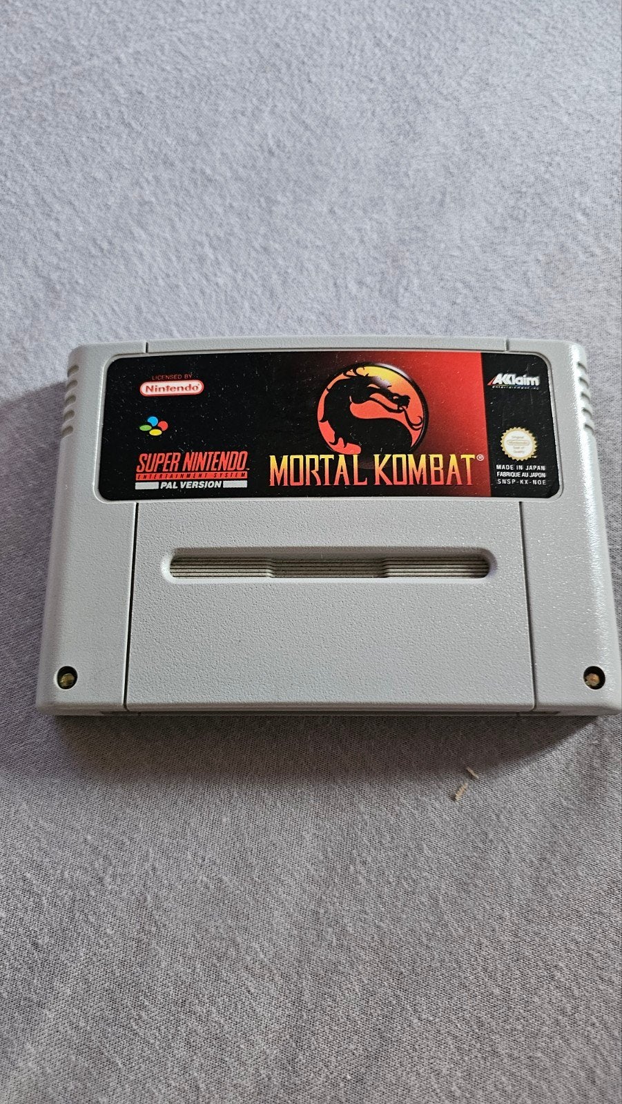 Mortal Kombat SNES - Klassieke Vechtgame, 2 spelers, Ophalen, Vechten, Vanaf 18 jaar