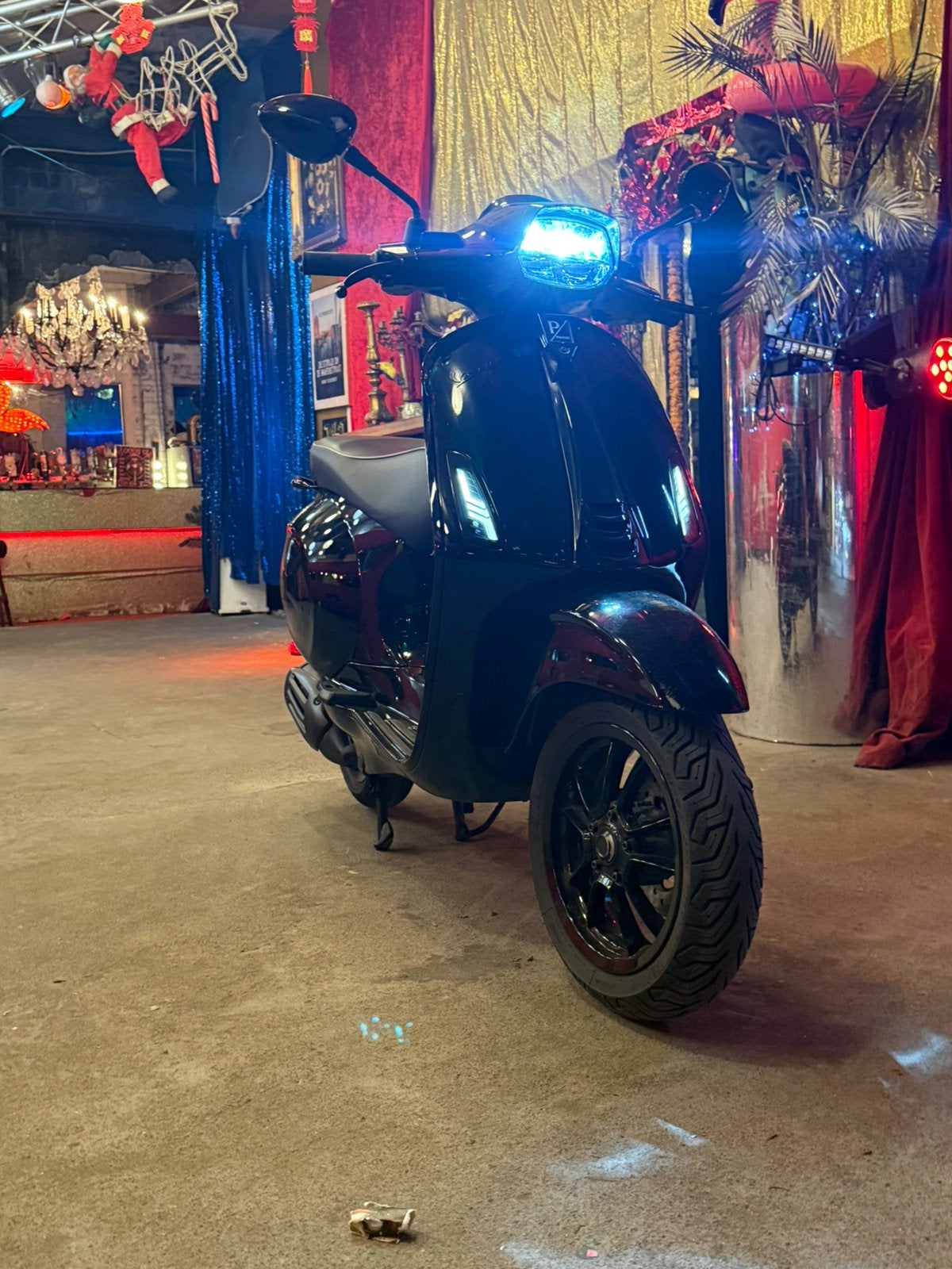 Vespa sprint 2023 glans zwart, Ophalen, Maximaal 45 km/u, Vespa S, 49 cc