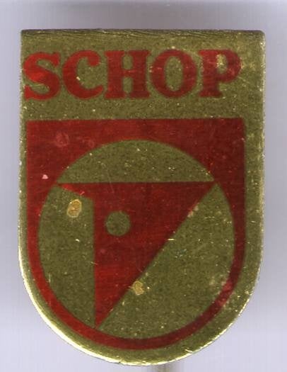 Schop vleeswaren- en conservenfabriek - Rotterdam ( V_215a), Verzenden, Zo goed als nieuw, Merk, Speldje of Pin
