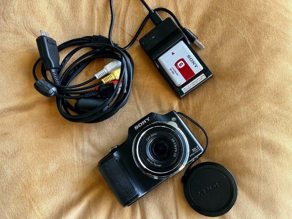 Sony Cybershot DSC-H20 camera (2010) in topstaat + compleet, Beeldstabilisatie, 10 megapixels, Accu, Ophalen of Verzenden