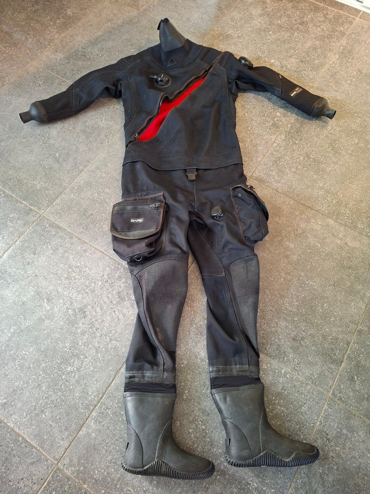 Droogpak Drysuit 168-173 cm 6% nieuwprijs!!!.., Watersport en Boten, Duiken, Ophalen of Verzenden, Gebruikt, Duikpak