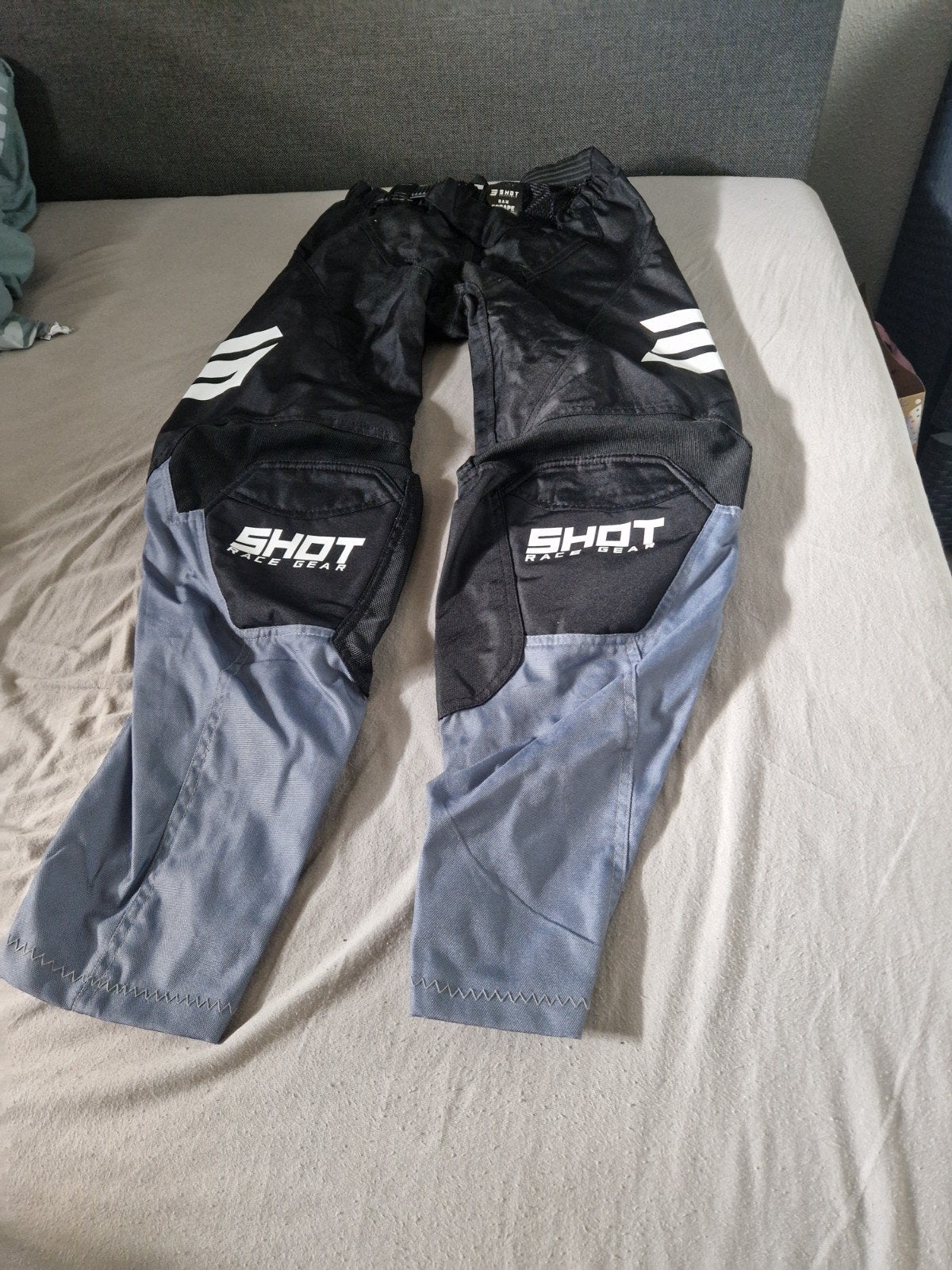 Shot Race Gear crossbroek - Zwart/Grijs, Ophalen, Shot Race Gear, Zwart, Vechtsport