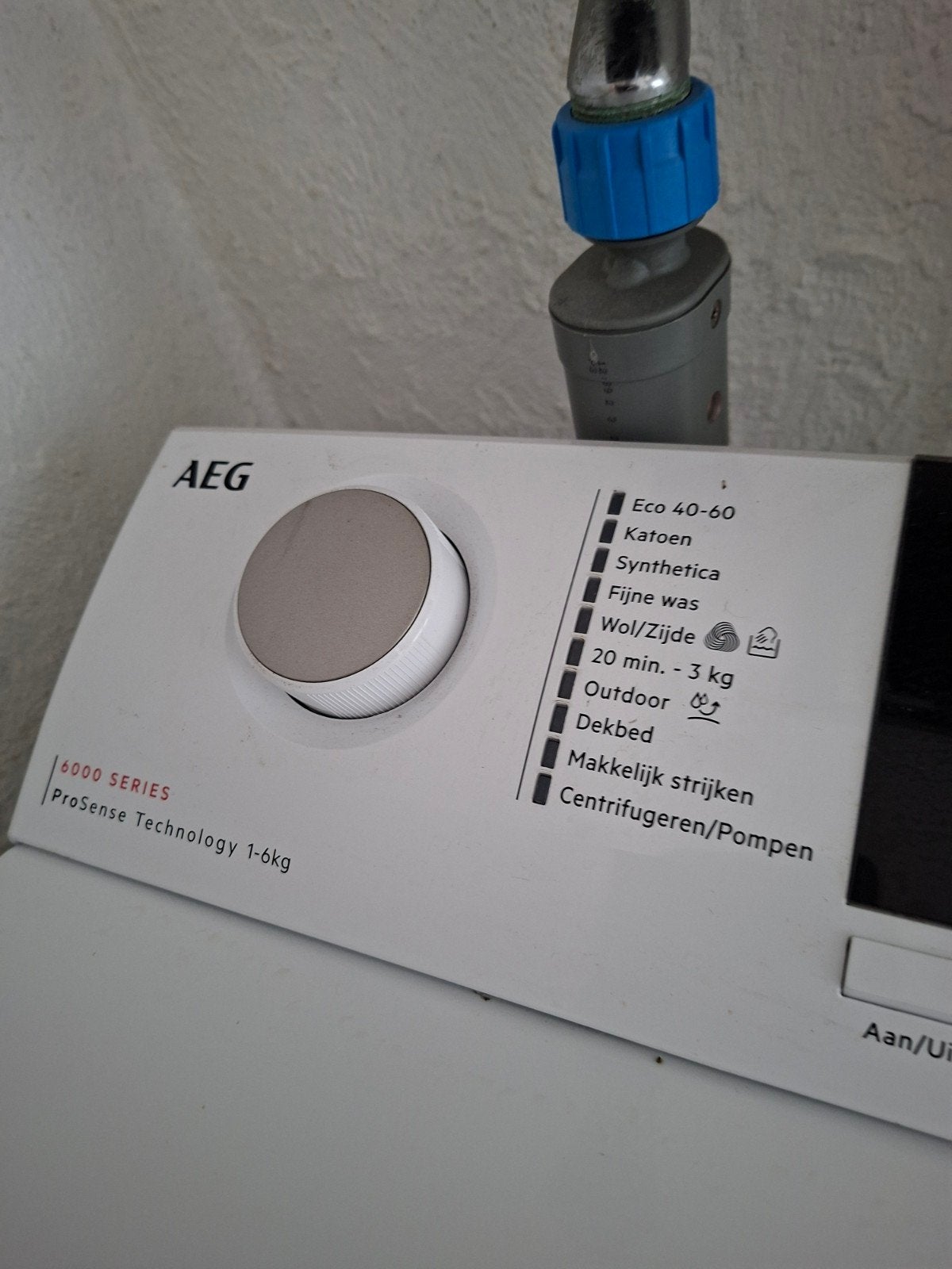 AEG LTR6363 Bovenlader Wasmachine 6kg ProSense Technology, Ophalen, 1200 tot 1600 toeren, 85 tot 90 cm