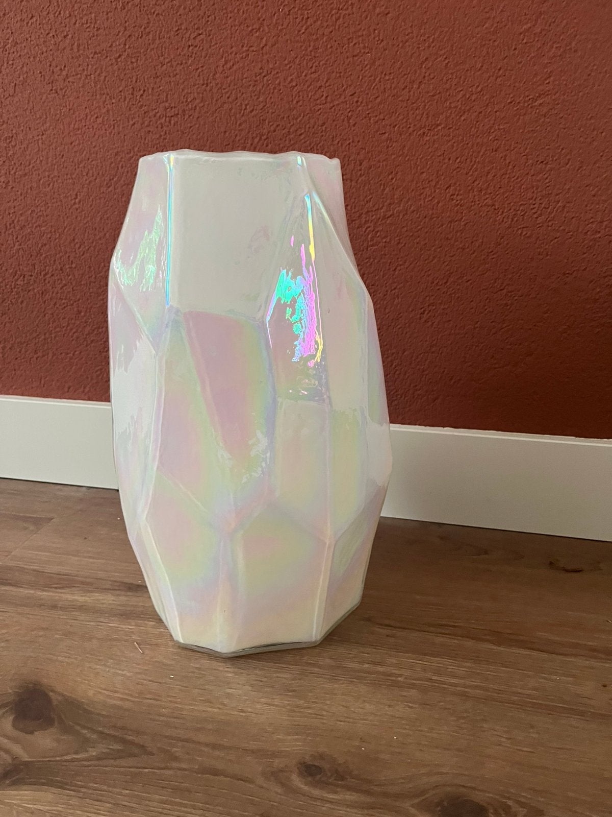 Grote Pols Potten Vaas, Ophalen, Zo goed als nieuw, Glas