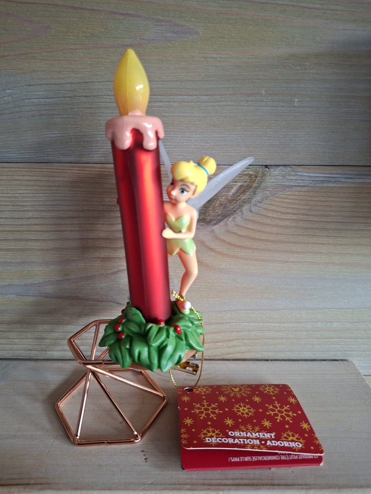 Disney  Tinkerbell kerst clip ornament, Ophalen of Verzenden, Peter Pan of Pinokkio, Nieuw, Beeldje of Figuurtje
