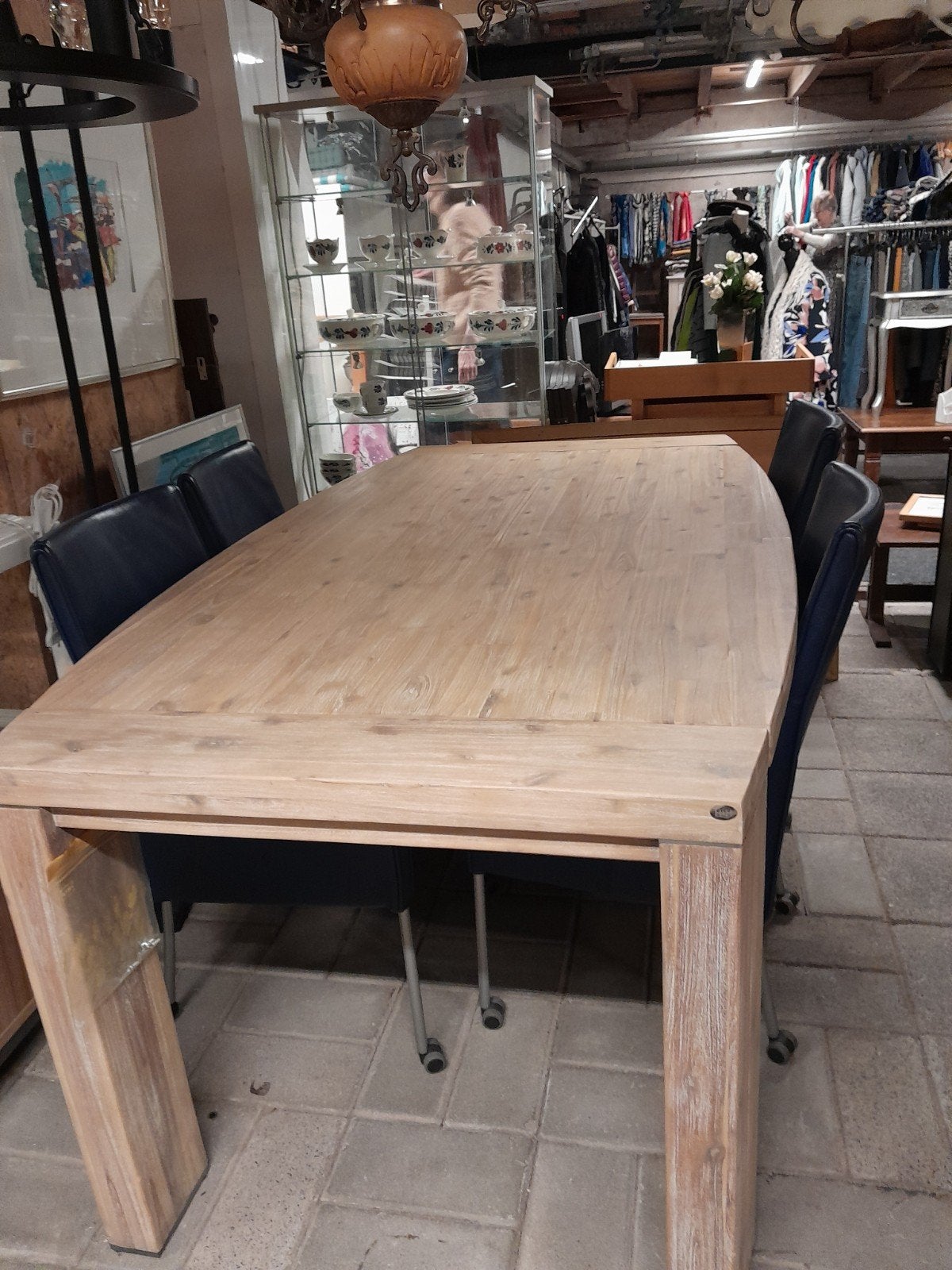 Mooie eettafel 190 x 105 cm, Ophalen, Gebruikt