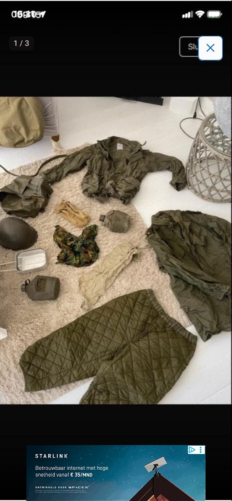 Leger plunjezak met diverse toebehoren, Verzamelen, Militaria | Algemeen, Ophalen of Verzenden, Landmacht, Nederland, Kleding of Schoenen