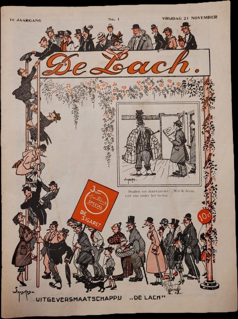 De Lach - 1e Jaargang, No. 1 (21 November 1924), Ophalen of Verzenden, Overige onderwerpen, Onbekend, Gelezen