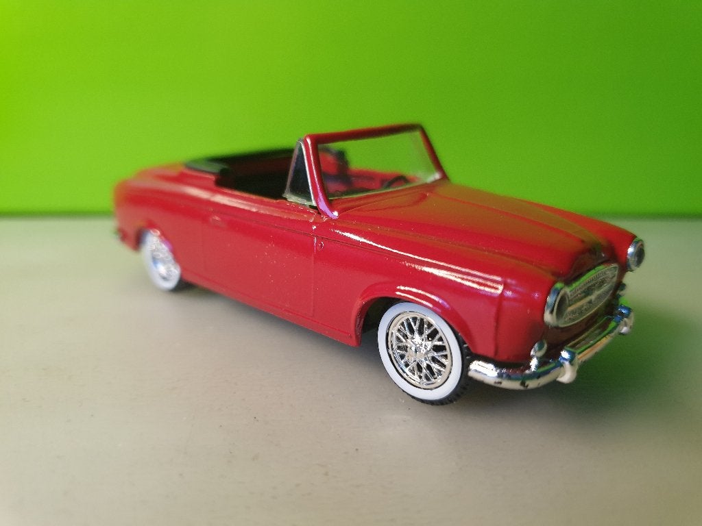 Solido - Peugeot 403 Cabriolet [rood] 1/43 MIB, Ophalen of Verzenden, Nieuw, Auto, Solido