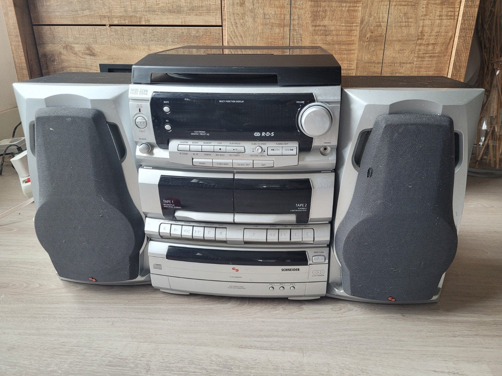 Stereosysteem Midi 2286, Ophalen of Verzenden, Gebruikt, Radio, Met cd-speler