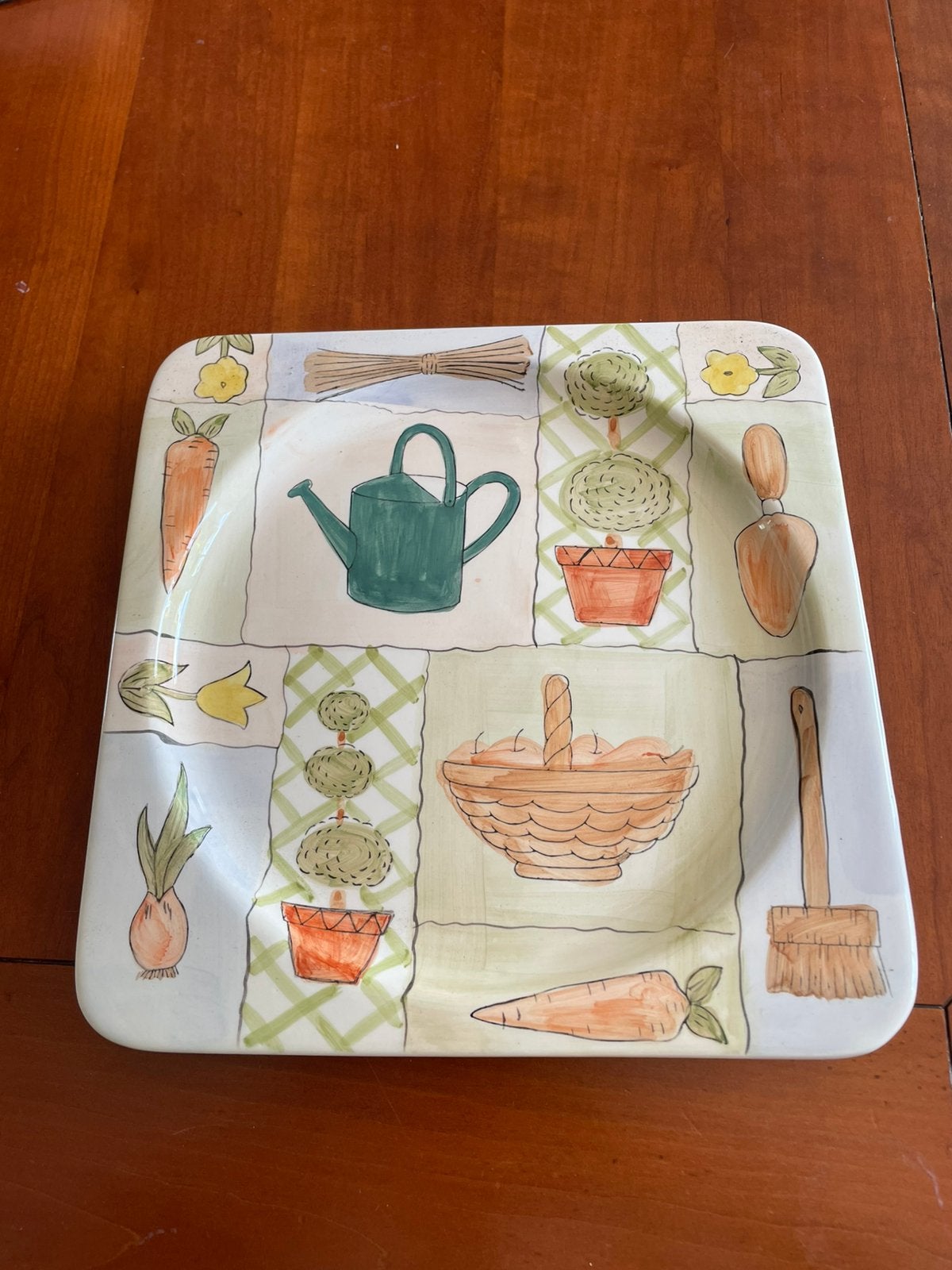 8  BBQ  Borden + 1 schaal, afm.: 28x28 cm,, Ophalen, Zo goed als nieuw, Vierkant, Steen/keramiek