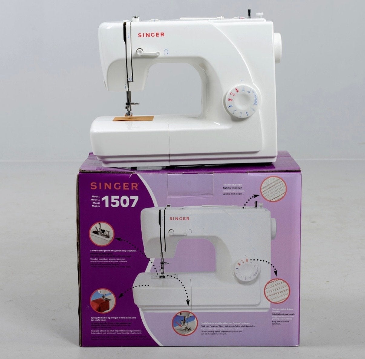 Singer 1507 Naaimachine - helemaal nieuw, Ophalen, Zo goed als nieuw, Naaimachine, Singer