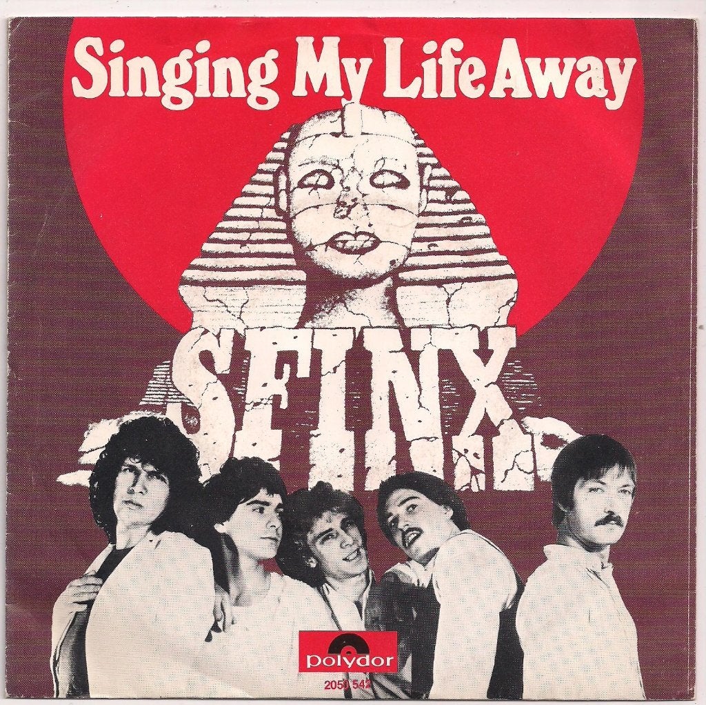 Nederbeat- Sfinx- Singing my Life away, Gebruikt, Verzenden, 7 inch, Beschermende buitenhoes