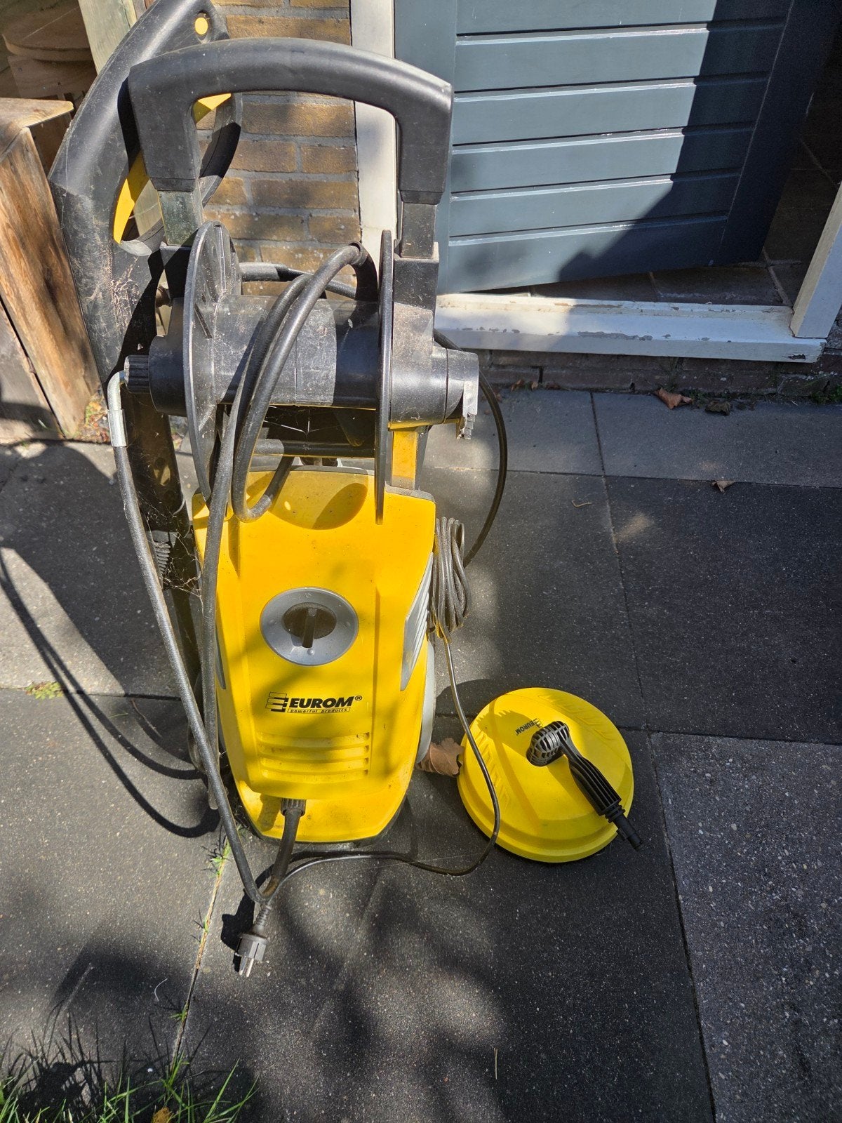 Eurom Hoge Druk Reiniger met Terrasreiniger, Tuin en Terras, Hogedrukreinigers, Ophalen, Gebruikt, Elektrisch, Eurom