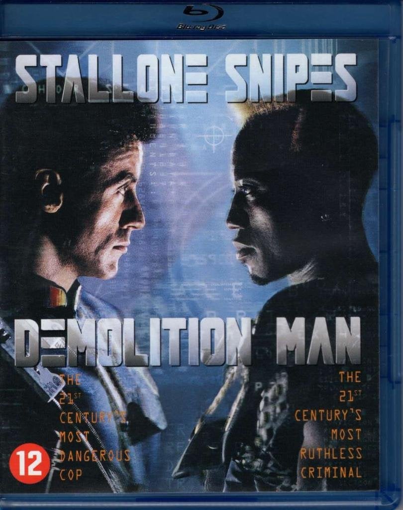 Demolition Man (1993) - Nederlandse uitgave, Cd's en Dvd's, Blu-ray, Zo goed als nieuw, Actie, Engels, Nederlands, Verzenden